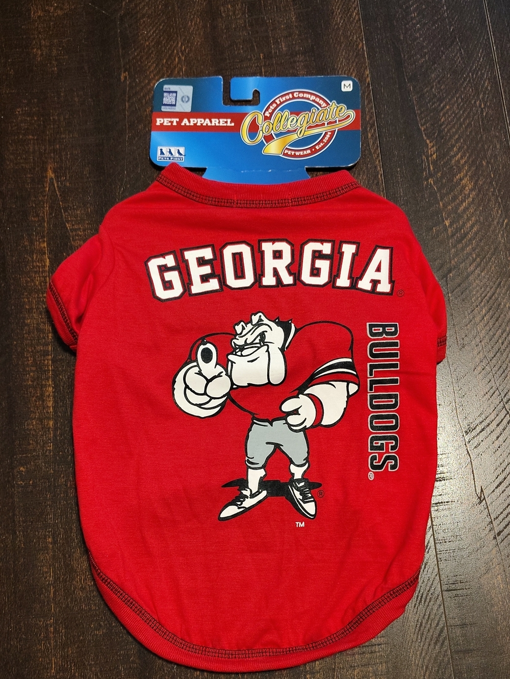 Pet's First Georgia Bulldogs Collegiate  Tee (Pet Apparel)